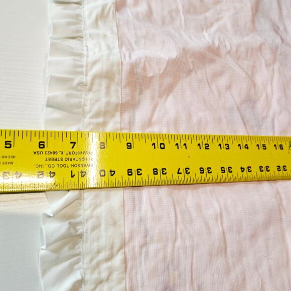 Vintage Quilted Embroidered Kitschy Baby Blanket 42x33" Pastels Bunnies Cottage - Picture 5 of 6